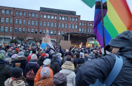 Zuschauer Kundgebung Zuschauer Kundgebung