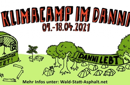 Klimacamp im Danni 2021