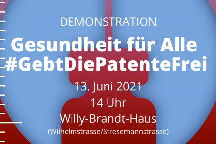 #GebtDiePatenteFrei #GebtDiePatenteFrei